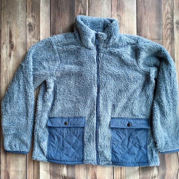 Evy’s Tree Nina Sherpa in Storm Blue - Picture 1 of 3